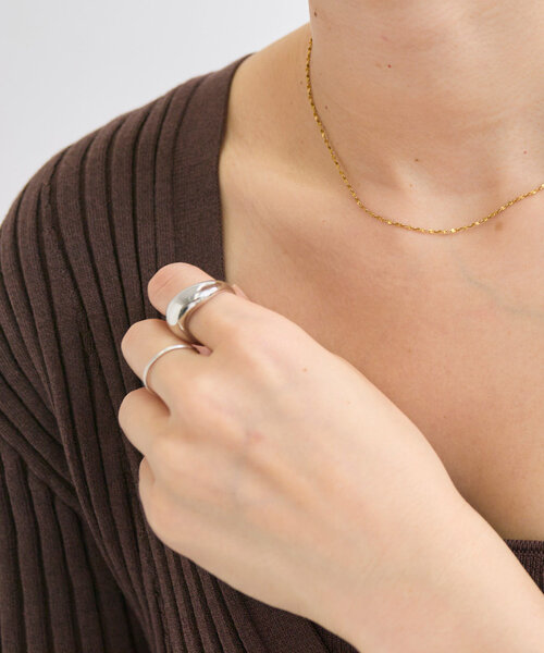 RIVE DROITE（リヴドロワ）の「【R.good(アールドットグッド)】ニュアンスリング（リング・レディース・ゴールド/シルバー・FREE）」の11枚目の写真