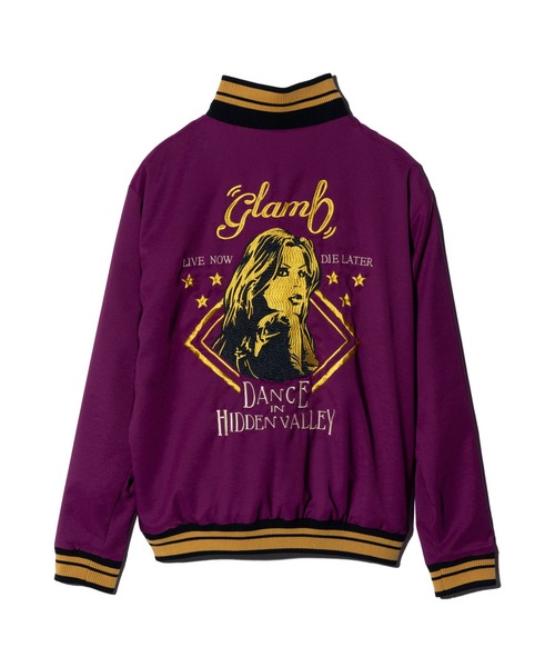glamb(グラム)の「Needlework Short Jacket / ニードルワークショートジャケット(ブルゾン・メンズ・ブラック/ブルー/パープル・S/M/L)」の9枚目の写真