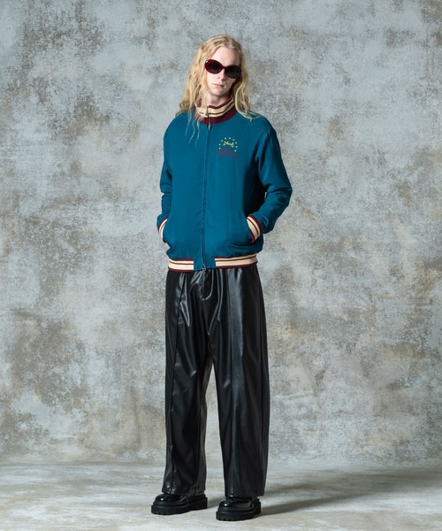 glamb(グラム)の「Needlework Short Jacket / ニードルワークショートジャケット(ブルゾン・メンズ・ブラック/ブルー/パープル・S/M/L)」の16枚目の写真