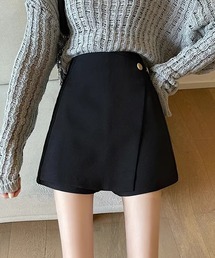 ラップデザインショートパンツ スカート M ショート・ひざ上丈