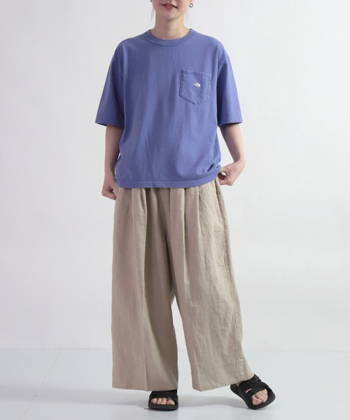 THE NORTH FACE PURPLE LABEL（ザ ノースフェイス パープルレーベル）の「[ THE NORTH FACE PURPLE LABEL ] 7oz Pocket Tee（Tシャツ/カットソー・レディース・パープル・WS）」の3枚目の写真