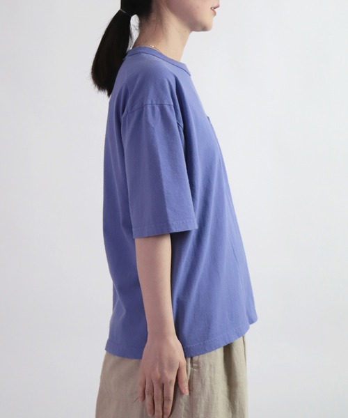 THE NORTH FACE PURPLE LABEL（ザ ノースフェイス パープルレーベル）の「[ THE NORTH FACE PURPLE LABEL ] 7oz Pocket Tee（Tシャツ/カットソー・レディース・パープル・WS）」の7枚目の写真