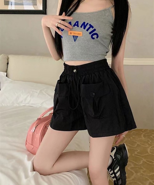 NinaetLina(ニナエリナ)の「ショートパンツ(その他パンツ・レディース・ブラック/ベージュ/チャコール・S/M/L)」の9枚目の写真