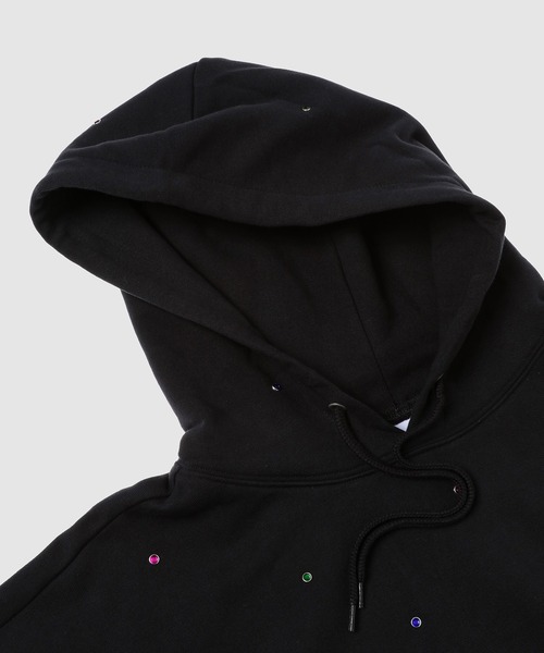 日本未入荷【Sky High Farm Workwear】 スタッズフーディニット STUDDED HOODIE KNIT(パーカー)|Sky High Farm Workwear