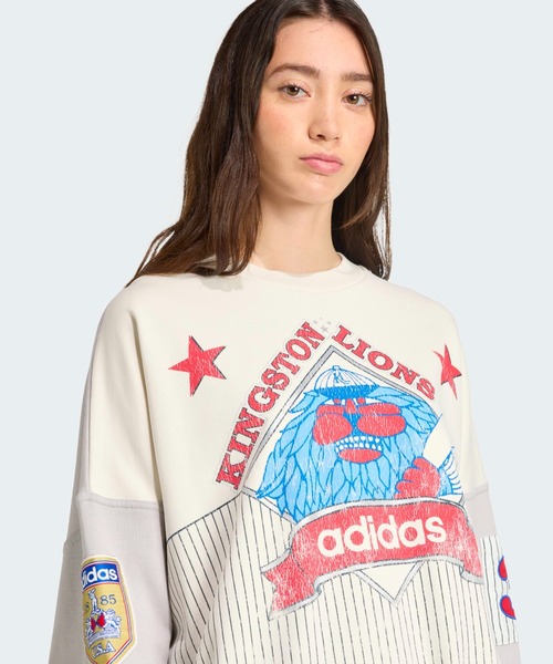adidas ARCHIVE BASEBALL SWEATSHIRT / アディダス アーカイブ ベース