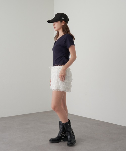 RAY CASSIN（レイカズン）の「エンジニアミドルブーツ（ブーツ・レディース・ブラウン/ブラック・36/37/38）」の13枚目の写真