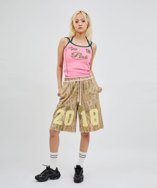 atmos pink（アトモスピンク）の「atmos pink Halter Neck Camisole / アトモス ピンク ホルター ネック キャミソール（キャミソール・レディース・ブラック/ホワイト/ピンク・FREE）」の22枚目の写真