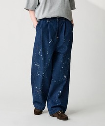 WETTEMPT | 2TUCK PAINT DENIM PANTS / ツータックペイントデニムパンツ(デニムパンツ)