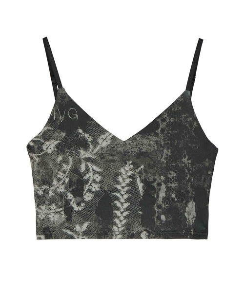 MEDI TROMPE L’OEIL LACE PRINT BRA TOP ■ セール】MEDI TROMPE L'OEIL LACE PRINT BRA TOP（キャミソール
