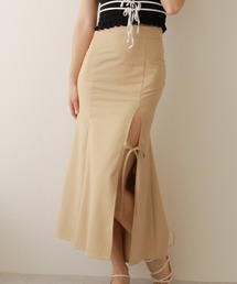 スリットリボンマーメイドスカート M DOLLY original* slit ribbon mermaid skirt/スリットリボン