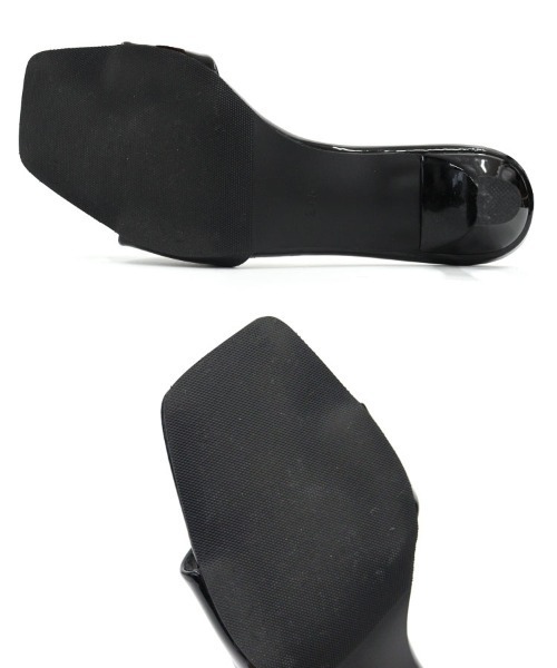 DONOBAN（ドノバン）の「スクエアトゥパテントミュール（サンダル・レディース・ブラック/グレイッシュベージュ・22.5cm/23.5cm/24.5cm）」の12枚目の写真