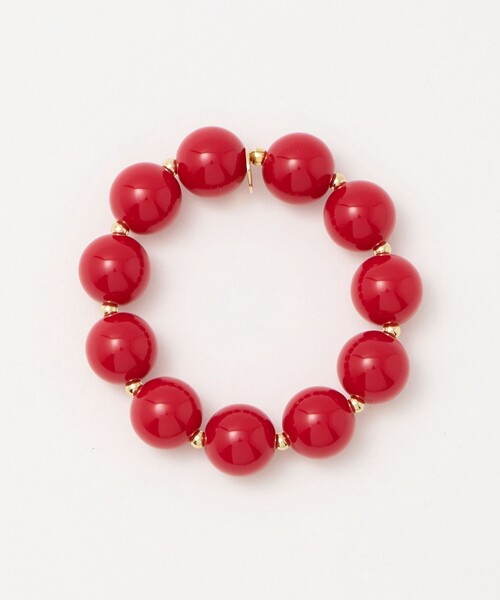 Scrunchie is Back(スクランチーイズバック)の「<Scrunchie is back>ScrIB round bracelet(ヘアゴム・レディース・ホワイト/レッド/ブラック・FREE)」の3枚目の写真