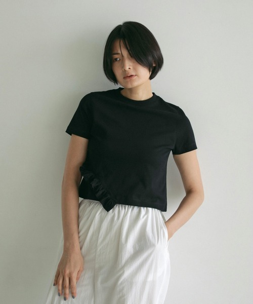 アンヌーク　anuke Compact Frill T-shirtsトップス Compact Frill T-shirts（カットソー/Tシャツ）｜ànuke