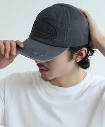 MLB Korea(GGr[RA)́yMLB KOREA/GGr[RAzVarsity Vintage Tonton Cursive Unstructured Ball Cap/ o[VeB Be[W gg JVuAXgN`[ {[Lbv(Lbv)