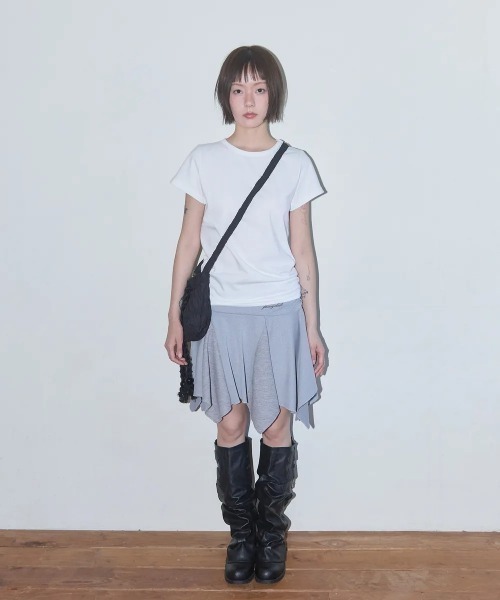 FANCY CLUB（ファンシークラブ）の「【日本未発売/WEB限定】FANCY CLUB(ファンシークラブ)/エンジェル クロップド 半袖 Tシャツ/Rebirth Of Heaven Crop Tee（Tシャツ/カットソー・レディース・グレー/ブルー/ブラック・FREE）」の16枚目の写真