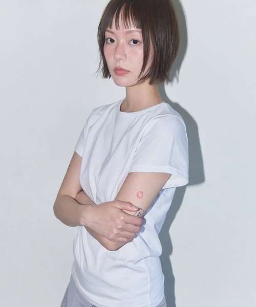 FANCY CLUB（ファンシークラブ）の「【日本未発売/WEB限定】FANCY CLUB(ファンシークラブ)/エンジェル クロップド 半袖 Tシャツ/Rebirth Of Heaven Crop Tee（Tシャツ/カットソー・レディース・グレー/ブルー/ブラック・FREE）」の15枚目の写真