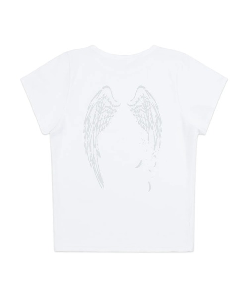 FANCY CLUB（ファンシークラブ）の「【日本未発売/WEB限定】FANCY CLUB(ファンシークラブ)/エンジェル クロップド 半袖 Tシャツ/Rebirth Of Heaven Crop Tee（Tシャツ/カットソー・レディース・グレー/ブルー/ブラック・FREE）」の19枚目の写真