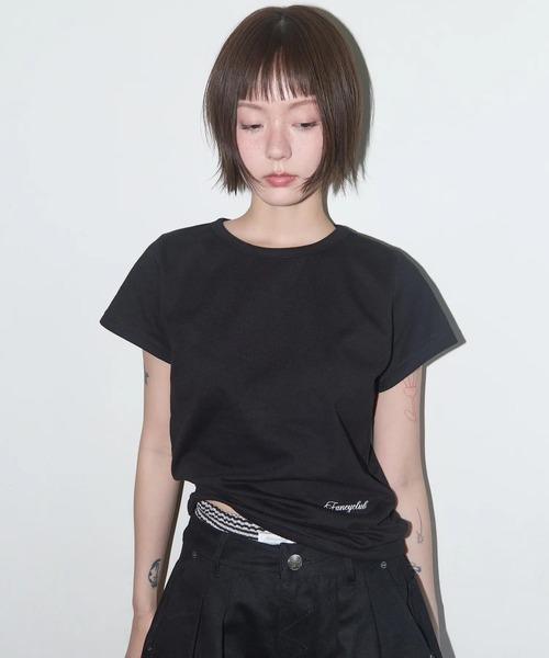 FANCY CLUB（ファンシークラブ）の「【日本未発売/WEB限定】FANCY CLUB(ファンシークラブ)/エンジェル クロップド 半袖 Tシャツ/Rebirth Of Heaven Crop Tee（Tシャツ/カットソー・レディース・グレー/ブルー/ブラック・FREE）」の5枚目の写真