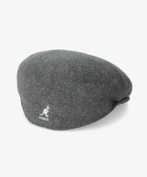 KANGOL（カンゴール）の「KANGOL/カンゴール WOOL 504（ハンチング/ベレー帽・レディース・グレー/ブラウン系その他/ブラック/ホワイト・L/M）」の3枚目の写真