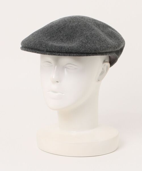 KANGOL（カンゴール）の「KANGOL/カンゴール WOOL 504（ハンチング/ベレー帽・レディース・グレー/ブラウン系その他/ブラック/ホワイト・L/M）」の6枚目の写真