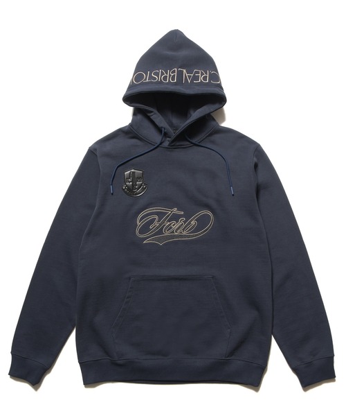 F.C.Real Bristol（エフシーレアルブリストル）の「LETTERED SWEAT HOODIE（パーカー・メンズ・ブラック/ライトブルー/グリーン/ネイビー・SMALL/MEDIUM/LARGE/X-LARGE/XX-LARGE）」の4枚目の写真