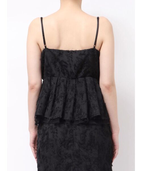 LAGUNAMOON（ラグナムーン）の「カットジャガードキャミソール（キャミソール・レディース・ブラック/アイボリー・FREE）」の13枚目の写真