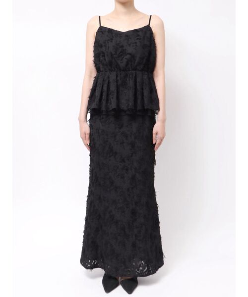 LAGUNAMOON（ラグナムーン）の「カットジャガードキャミソール（キャミソール・レディース・ブラック/アイボリー・FREE）」の18枚目の写真