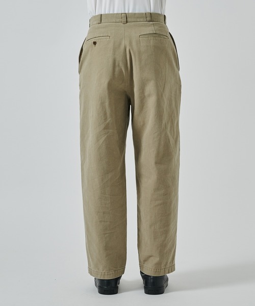 marka マーカ U.S. ARMY CHINO チノパンツ ベージュ 2 オーガニックコットン強撚ギャバ / U.S.アーミーチノトラウザー