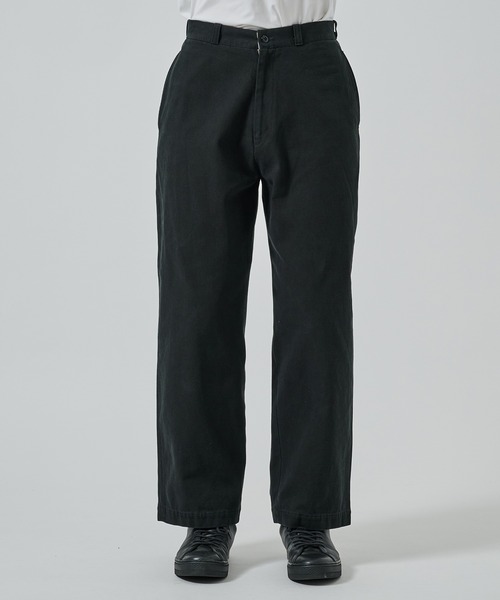 24aw marka ウェア US アーミー チノパンツ 2 arknets オーガニックコットン強撚ギャバ / U.S.アーミーチノトラウザー