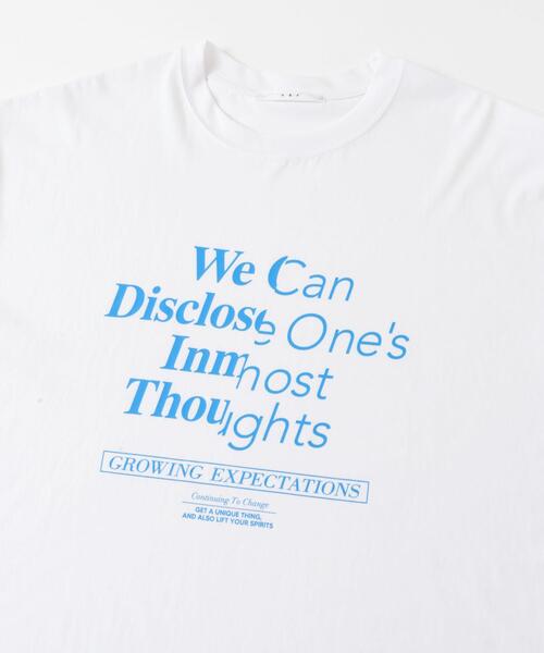 KBF（ケイビーエフ）の「フロントロゴBIGTEE（Tシャツ/カットソー・レディース・チャコールグレー/オフホワイト/イエロー系その他・ONE）」の6枚目の写真