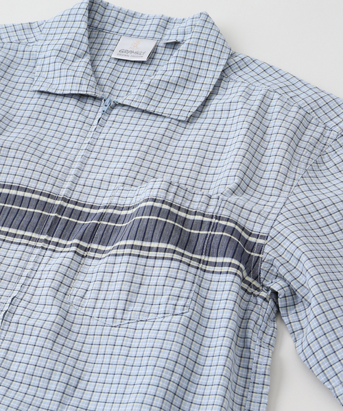 Gramicci(グラミチ)の「GRAMICCI / グラミチ ZIP UP WAVE SHIRT(シャツ/ブラウス・メンズ・ブルー系その他・MEDIUM/LARGE)」の3枚目の写真