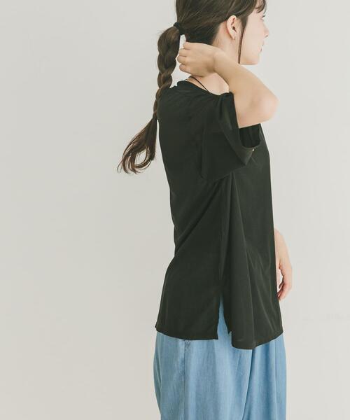 ITEMS URBANRESEARCH(アイテムズ アーバンリサーチ)の「シアー半袖Tシャツ(Tシャツ/カットソー・レディース・ブルー/ホワイト/ブラック・FREE)」の20枚目の写真