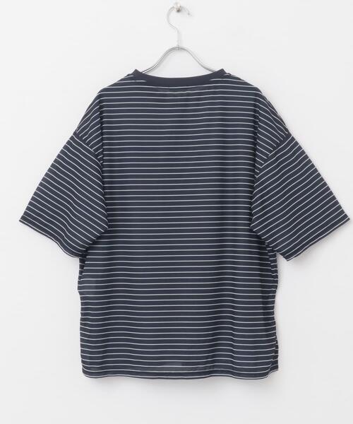 ITEMS URBANRESEARCH(アイテムズ アーバンリサーチ)の「シアー半袖Tシャツ(Tシャツ/カットソー・レディース・ブルー/ホワイト/ブラック・FREE)」の6枚目の写真