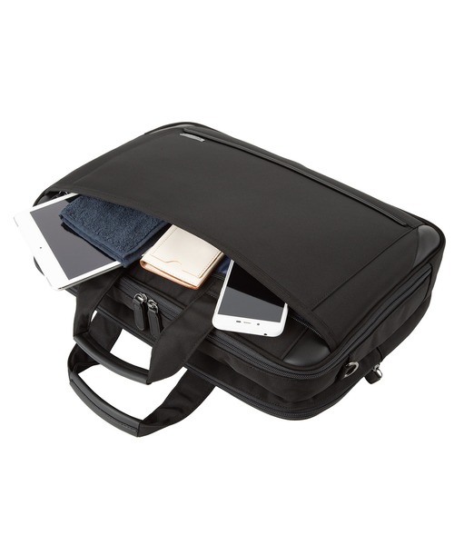 World Traveler（ワールドトラベラー）の「クラトス A4サイズ収納可能 14inchPC収納 ２気室 65332（ビジネスバッグ・メンズ・ブラック・FREE）」の17枚目の写真