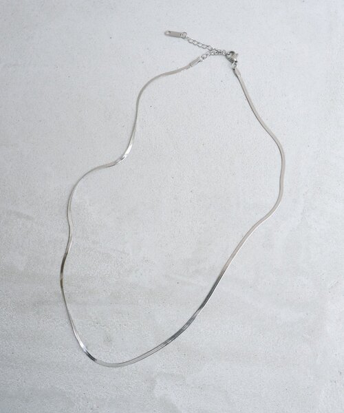 Kastane（カスタネ）の「【fiw.】サージカルスネークネックレス（ネックレス・レディース・シルバー・FREE）」の2枚目の写真