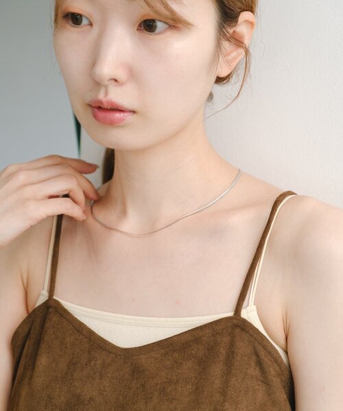 Kastane（カスタネ）の「【fiw.】サージカルスネークネックレス（ネックレス・レディース・シルバー・FREE）」の4枚目の写真