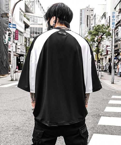 DIVINER(ディヴァイナー)の「Monotone Game TEE 半袖 Tシャツ メンズ カットソー ゲームシャツ(Tシャツ/カットソー・メンズ・ブラック・M/L)」の4枚目の写真