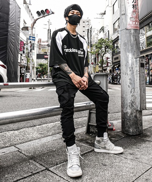 DIVINER(ディヴァイナー)の「Monotone Game TEE 半袖 Tシャツ メンズ カットソー ゲームシャツ(Tシャツ/カットソー・メンズ・ブラック・M/L)」の5枚目の写真