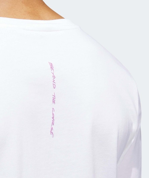 adidas（アディダス）の「ビヨンド ザ コース グラフィック 長袖 Tシャツ【adidas Golf/アディダスゴルフ】（Tシャツ/カットソー・メンズ・ホワイト・XX-LARGE/X-LARGE/LARGE/MEDIUM/SMALL）」の6枚目の写真