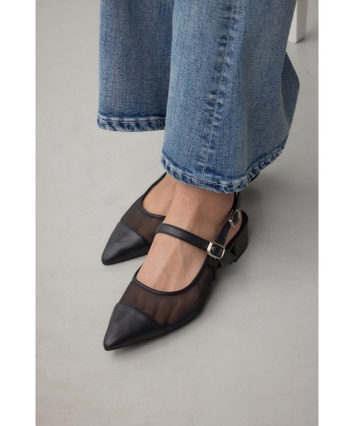 AZUL by moussy（アズールバイマウジー）の「ベルテッドシアーパンプス（パンプス・レディース・ブラック/ブラウン系その他・SMALL/MEDIUM/LARGE）」の3枚目の写真