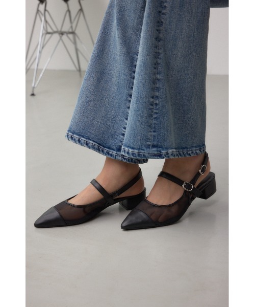 AZUL by moussy（アズールバイマウジー）の「ベルテッドシアーパンプス（パンプス・レディース・ブラック/ブラウン系その他・SMALL/MEDIUM/LARGE）」の4枚目の写真