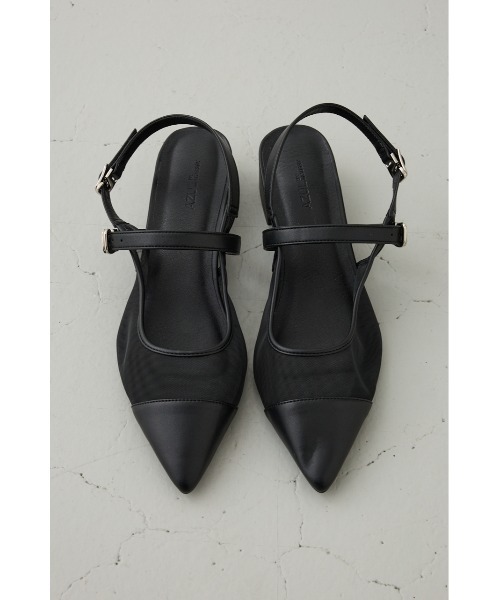 AZUL by moussy（アズールバイマウジー）の「ベルテッドシアーパンプス（パンプス・レディース・ブラック/ブラウン系その他・SMALL/MEDIUM/LARGE）」の9枚目の写真