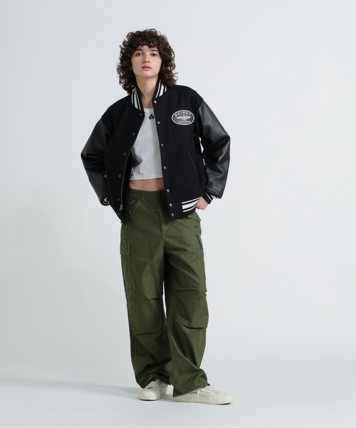 AVIREX（アヴィレックス）の「《直営店限定》NYLON/COTTON M-65 FATIGUE PANTS/ナイロンコットン M-65ファティーグパンツ（カーゴパンツ・レディース・グリーン系カモフラージュ/ブラック/オリーブ・S/M）」の5枚目の写真