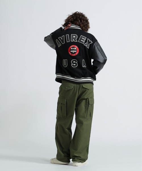 AVIREX（アヴィレックス）の「《直営店限定》NYLON/COTTON M-65 FATIGUE PANTS/ナイロンコットン M-65ファティーグパンツ（カーゴパンツ・レディース・グリーン系カモフラージュ/ブラック/オリーブ・S/M）」の6枚目の写真