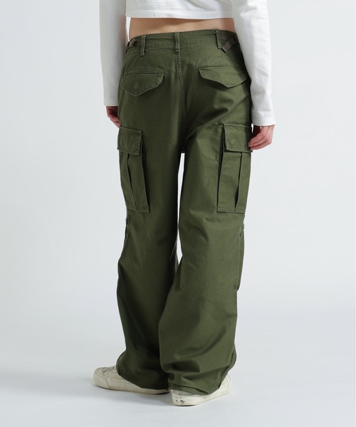 AVIREX（アヴィレックス）の「《直営店限定》NYLON/COTTON M-65 FATIGUE PANTS/ナイロンコットン M-65ファティーグパンツ（カーゴパンツ・レディース・グリーン系カモフラージュ/ブラック/オリーブ・S/M）」の8枚目の写真