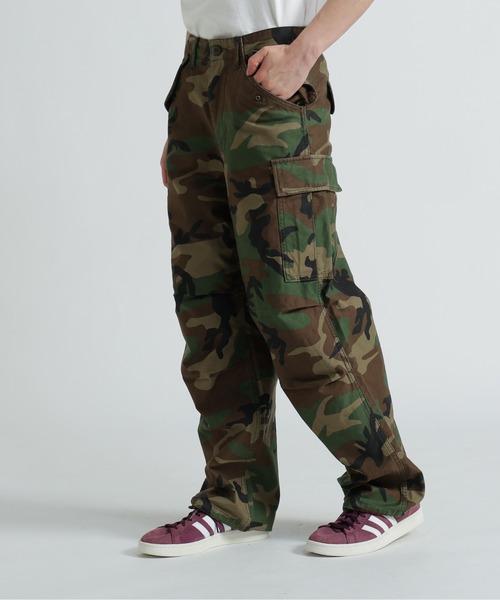 AVIREX（アヴィレックス）の「《直営店限定》NYLON/COTTON M-65 FATIGUE PANTS/ナイロンコットン M-65ファティーグパンツ（カーゴパンツ・レディース・グリーン系カモフラージュ/ブラック/オリーブ・S/M）」の14枚目の写真