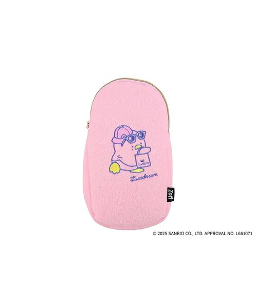 Zoff（ゾフ）の「Zoff｜はぴだんぶい  メガネ・サングラスケース｜化粧ポーチ ｜可愛い｜ギフト グッズ｜ポチャッコ・ハンギョドン・タキシードサム・あひるのペックル・けろけろけろっぴ・バッドばつ丸（メガネ・レディース・ピンク/グリーン/オレンジ/パープル/ブルー/ライトブルー・FREE）」の6枚目の写真