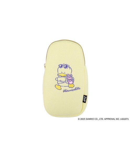 Zoff（ゾフ）の「Zoff｜はぴだんぶい  メガネ・サングラスケース｜化粧ポーチ ｜可愛い｜ギフト グッズ｜ポチャッコ・ハンギョドン・タキシードサム・あひるのペックル・けろけろけろっぴ・バッドばつ丸（メガネ・レディース・ピンク/グリーン/オレンジ/パープル/ブルー/ライトブルー・FREE）」の4枚目の写真