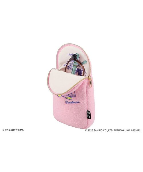 Zoff（ゾフ）の「Zoff｜はぴだんぶい  メガネ・サングラスケース｜化粧ポーチ ｜可愛い｜ギフト グッズ｜ポチャッコ・ハンギョドン・タキシードサム・あひるのペックル・けろけろけろっぴ・バッドばつ丸（メガネ・レディース・ピンク/グリーン/オレンジ/パープル/ブルー/ライトブルー・FREE）」の16枚目の写真