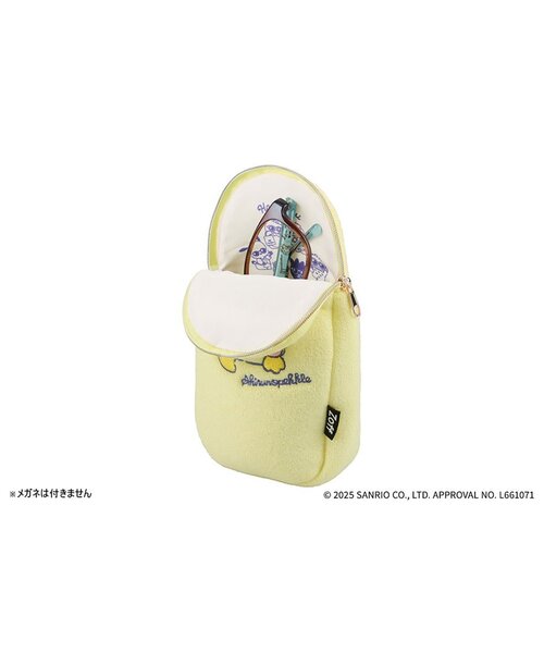 Zoff（ゾフ）の「Zoff｜はぴだんぶい  メガネ・サングラスケース｜化粧ポーチ ｜可愛い｜ギフト グッズ｜ポチャッコ・ハンギョドン・タキシードサム・あひるのペックル・けろけろけろっぴ・バッドばつ丸（メガネ・レディース・ピンク/グリーン/オレンジ/パープル/ブルー/ライトブルー・FREE）」の8枚目の写真